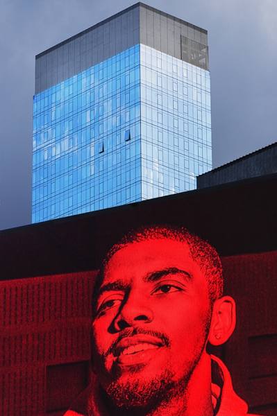 Photograph Mitchell Funk Red Billboard on One Eyeland